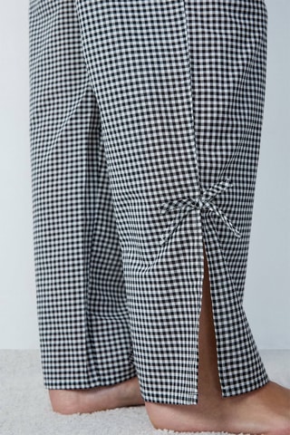 Pantalon Poupi - Blanc et bleu marine