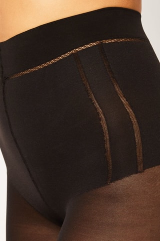 Collant Triple Action - 15 denari - Nero