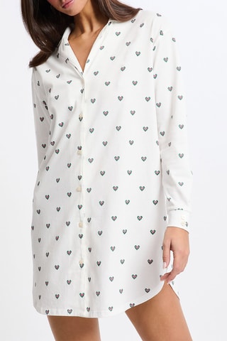 Camicia da notte Pialina - Ecrù
