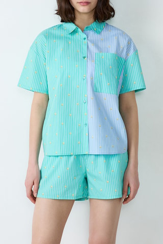 Camicia pigiama Vahe - Verde