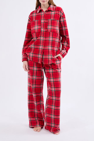 Camicia pigiama Monica - Rosso
