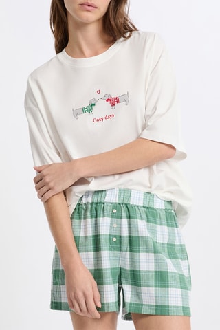 T-shirt pigiama Perla - Bianco