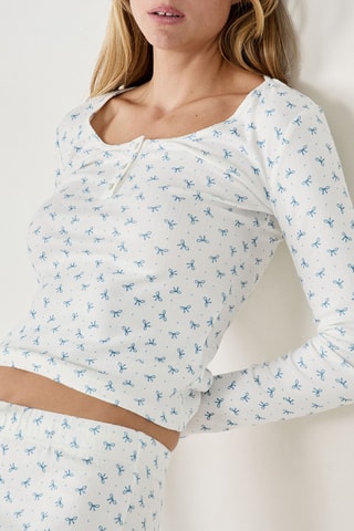 T-shirt pigiama Lapony - Ecrù