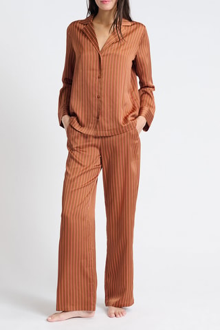 Camicia pigiama Tamar - Marrone