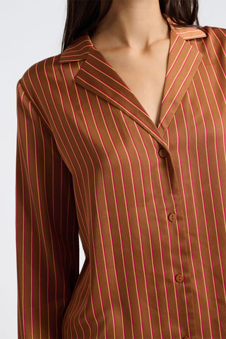 Camicia pigiama Tamar - Marrone