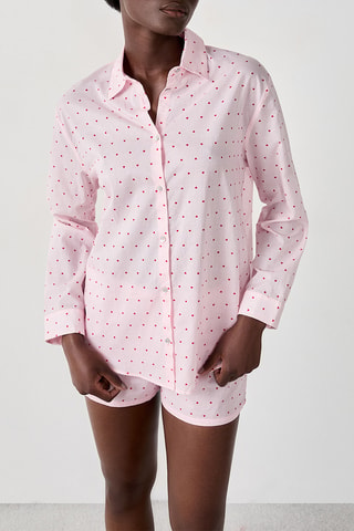 Pyjamablouse Raya - Roze