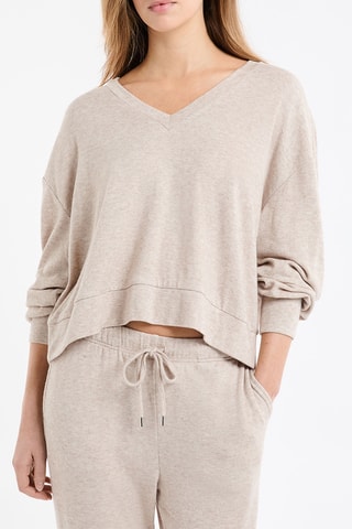 Sweat de pyjama Javier - Marron - MASQUE INCOHERENCE