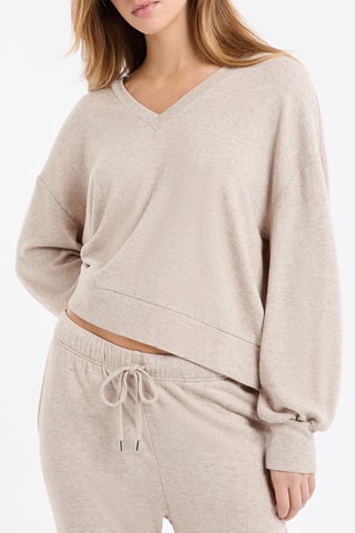 Sweat de pyjama Javier - Marron - MASQUE INCOHERENCE