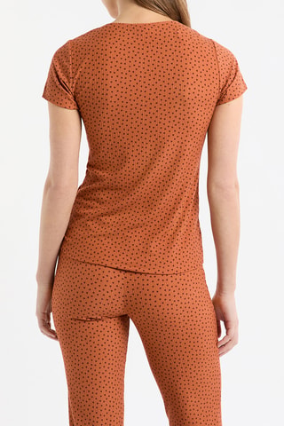 Top pigiama Manar - Marrone chiaro
