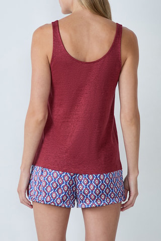 Débardeur de pyjama Josie - Bordeaux - MASQUE INCOHERENCE
