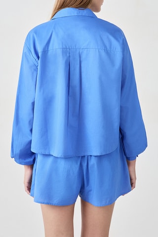 Pyjamablouse Seano - Blauw