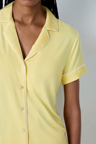 Pyjamablouse Albane - Geel
