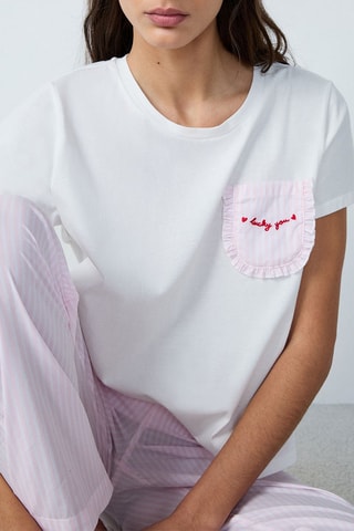 T-shirt pigiama Pichou - Rosa