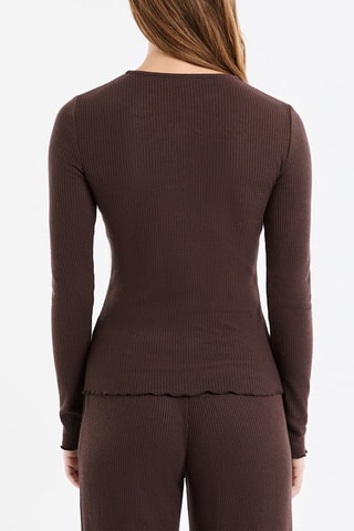Top pigiama Jovana - Marrone