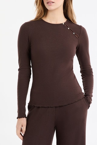 Top pigiama Jovana - Marrone