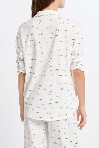 Chemise de pyjama Pryska - Ecru