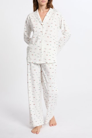 Chemise de pyjama Pryska - Ecru