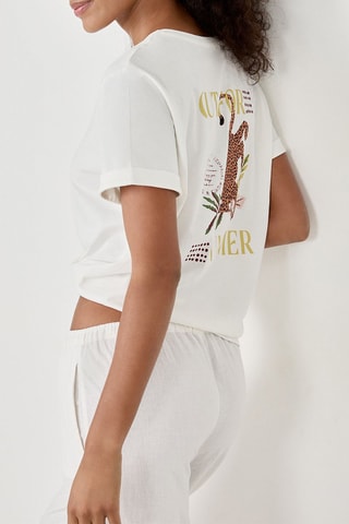 T-shirt pigiama Tessa - Bianco
