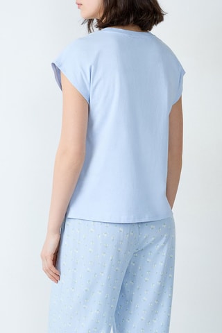 T-shirt pigiama Camelia - Celeste