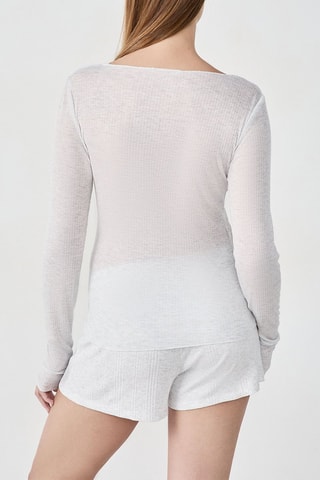 T-shirt pigiama Galiah - Grigio