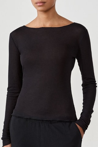 T-shirt pigiama Galiah - Nero