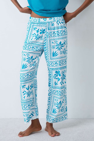 Pantalon de pyjama Eulili - Turquoise