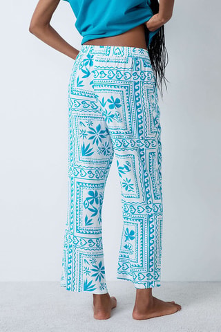 Pantalon de pyjama Eulili - Turquoise