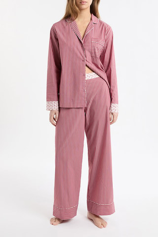 Pantalon de pyjama Mocktail - Rose et blanc