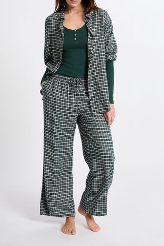 Pantaloni pigiama Fiorex - Verde scuro