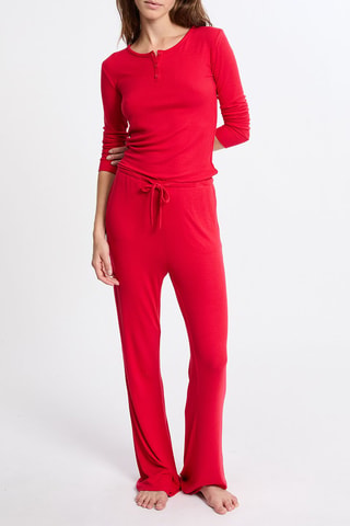 Pantalon de pyjama Paolina- Rouge