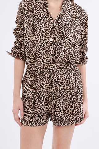 Shorts pigiama Filipa - Marrone