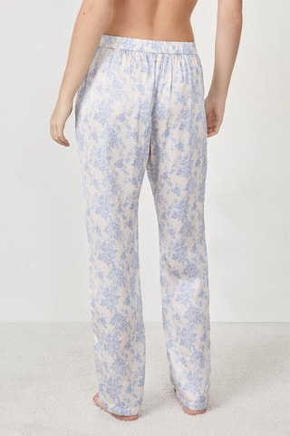 Pantalon de pyjama Romance - Blanc et ciel