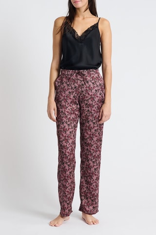 Pantalon de pyjama Emmy - Marron et vieux rose