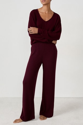 Pantalon de pyjama Galino - Bordeaux
