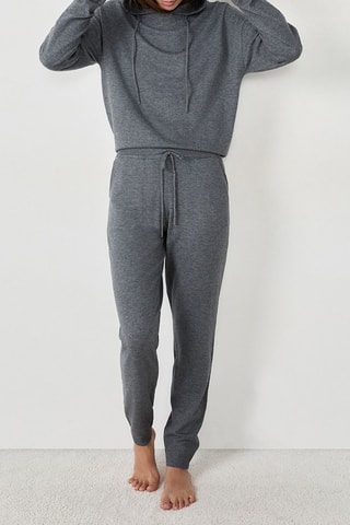 Pantalon de pyjama taille haute Gilane - Anthracite