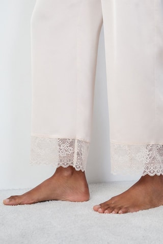 Pantalon de pyjama Rencontre - Rose poudré
