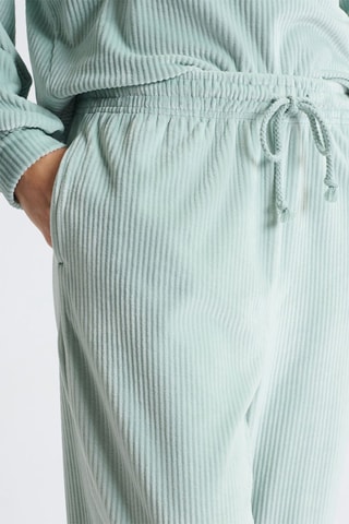 Pantalon de pyjama en velours Gigi - Vert olive