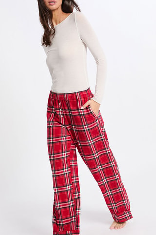 Pantalon de pyjama Palmyre - Rouge