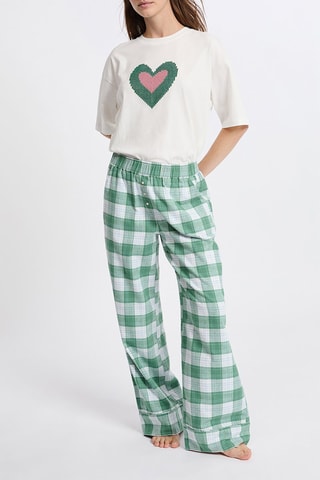 Pantalon de pyjama Pamela - Vert clair