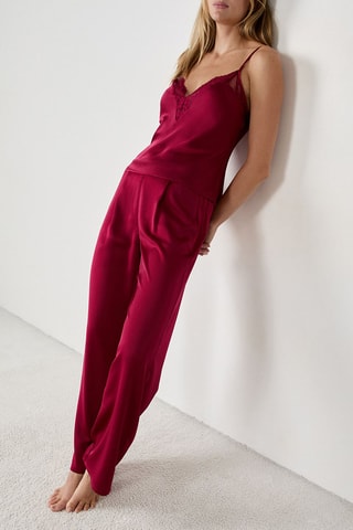 Pantalon de pyjama Erike - Bordeaux