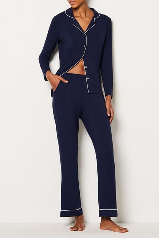 Pantalon de pyjama Albane - Bleu marine