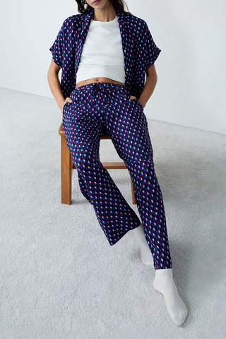 Pantaloni pigiama Beryl - Blu scuro