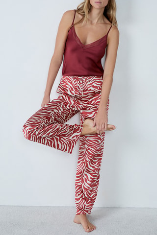Pantalon de pyjama Kali - Bleu et vert - MASQUE INCOHERENCE