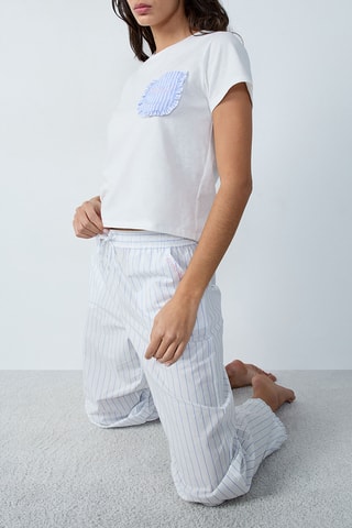 Pantalon de pyjama Pabla - Blanc