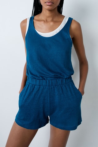 Short de pyjama Josie - Vert - MASQUE INCOHERENCE