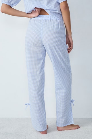 Pantalon de pyjama taille haute Poupi - Ciel