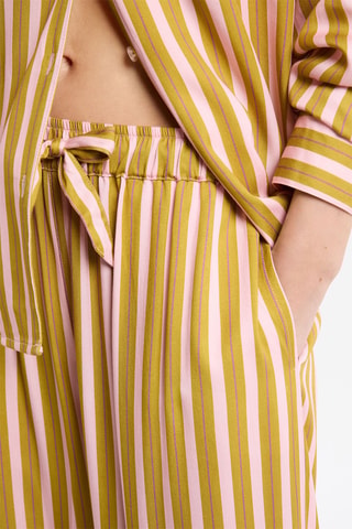 Pantaloni pigiama Mocca - Verde oliva e rosa