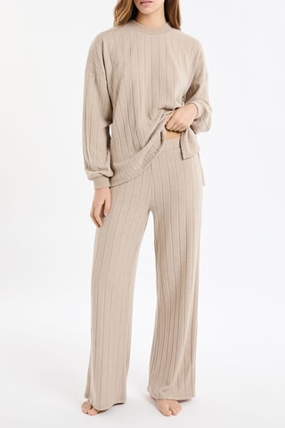 Pantalon de pyjama Joska - Marron - MASQUE INCOHERENCE