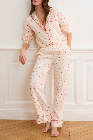 Pantaloni pigiama Coeurelle - Rosa cipria