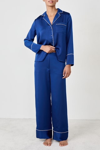 Pantalon de pyjama Damaris - Bleu marine